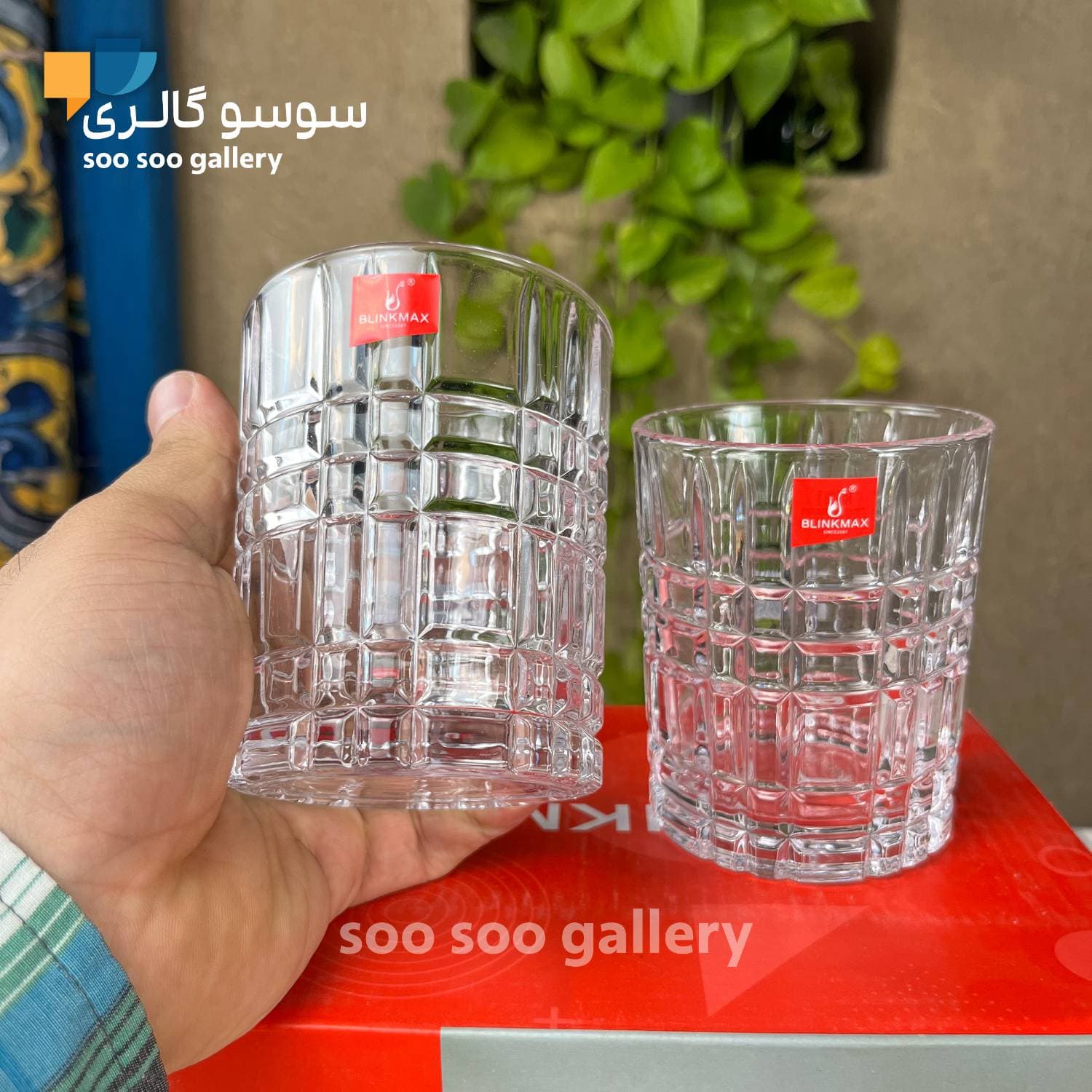لیوان خشتی کوتاه 6 عددی بلینک مکس کد BM02 — تصویر ۲