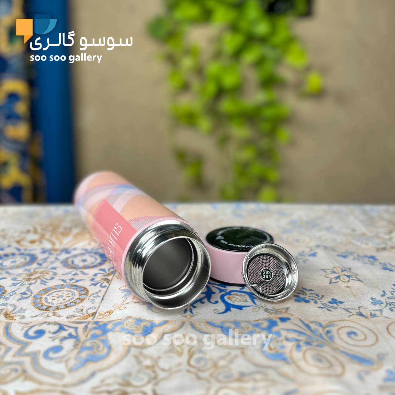فلاسک بربری درجه دار هوشمند حجم نیم لیتر — تصویر ۷