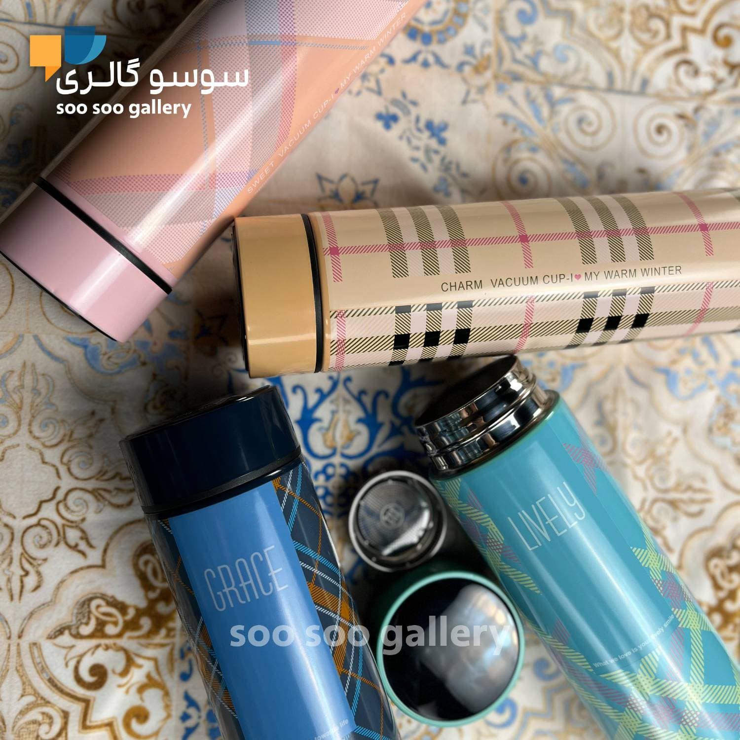 فلاسک بربری درجه دار هوشمند حجم نیم لیتر — تصویر ۸