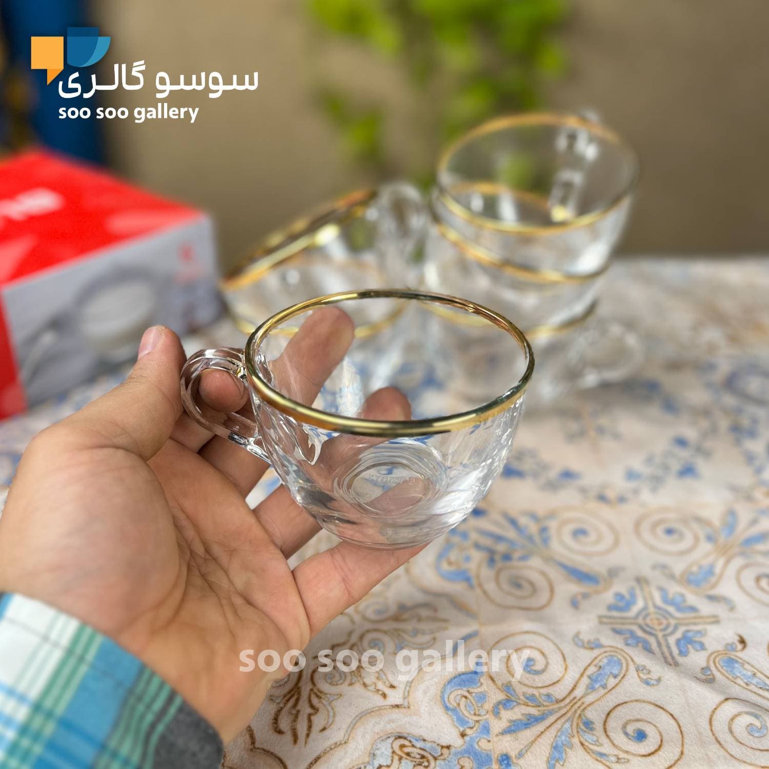 فنجان بیسیک لب طلایی بلینک مکس کد BM01 — تصویر ۶