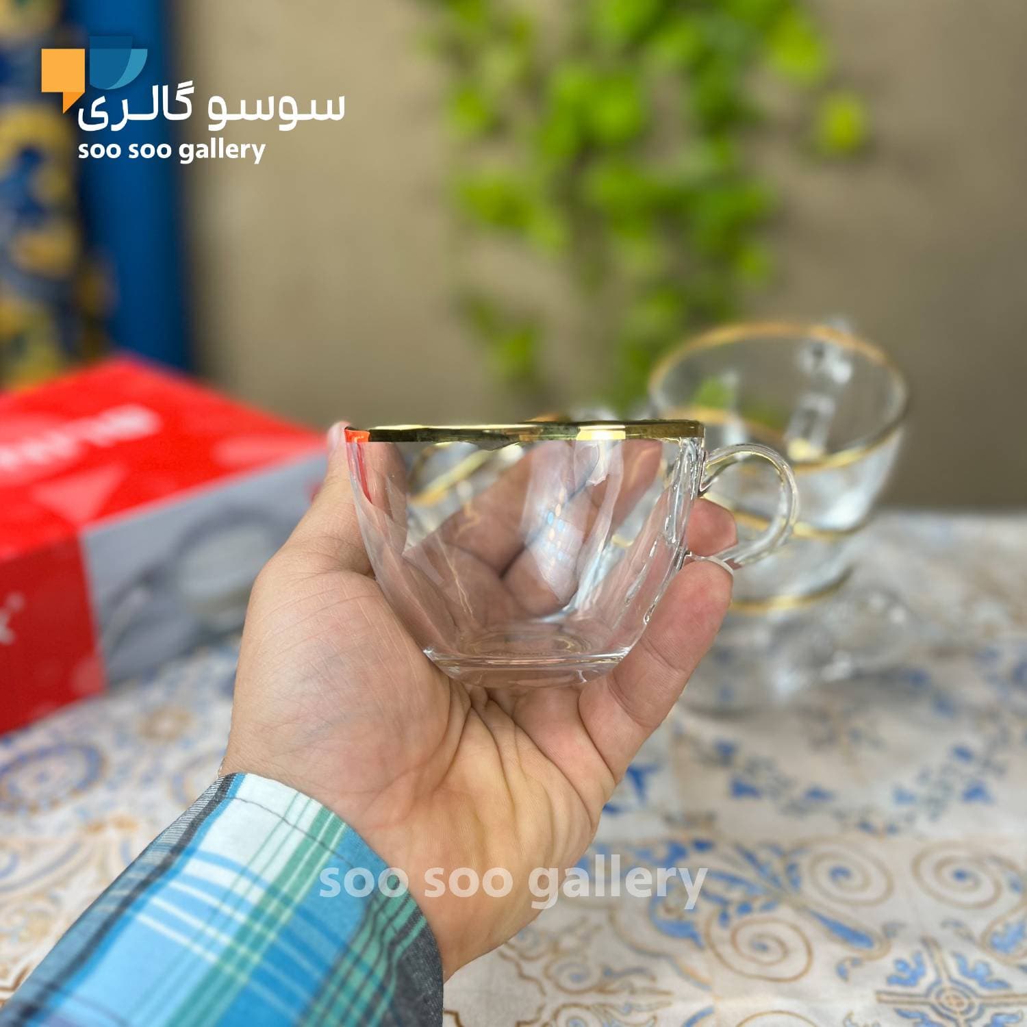 فنجان بیسیک لب طلایی بلینک مکس کد BM01 — تصویر ۴