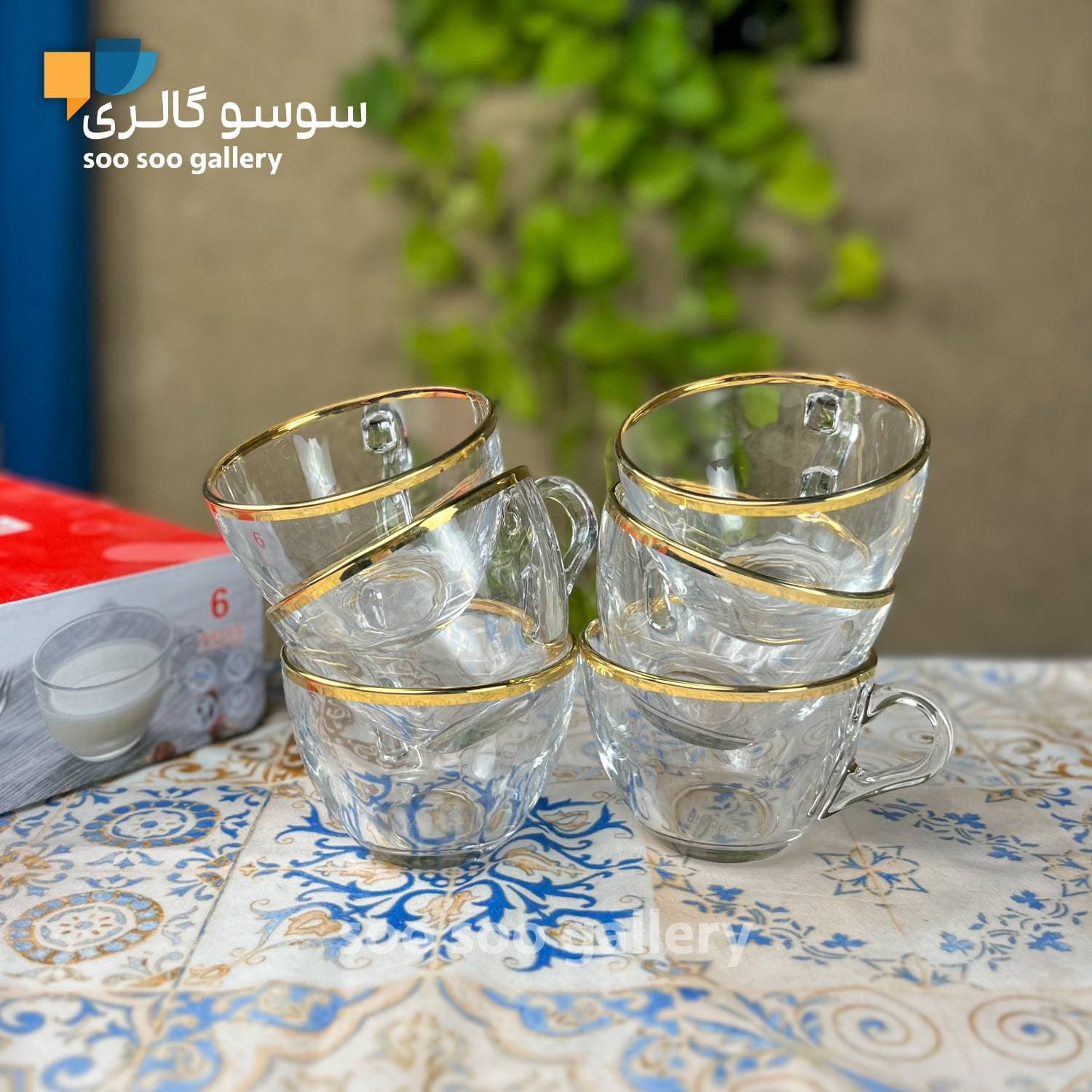 فنجان بیسیک لب طلایی بلینک مکس کد BM01 — تصویر ۳