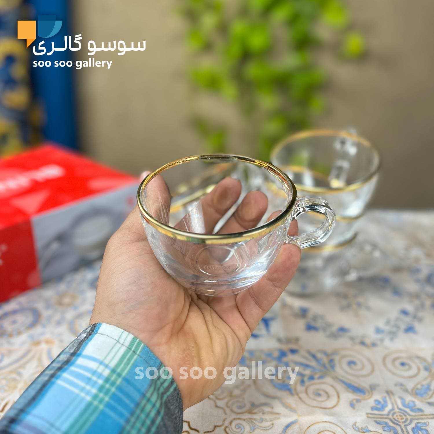 فنجان بیسیک لب طلایی بلینک مکس کد BM01 — تصویر ۵