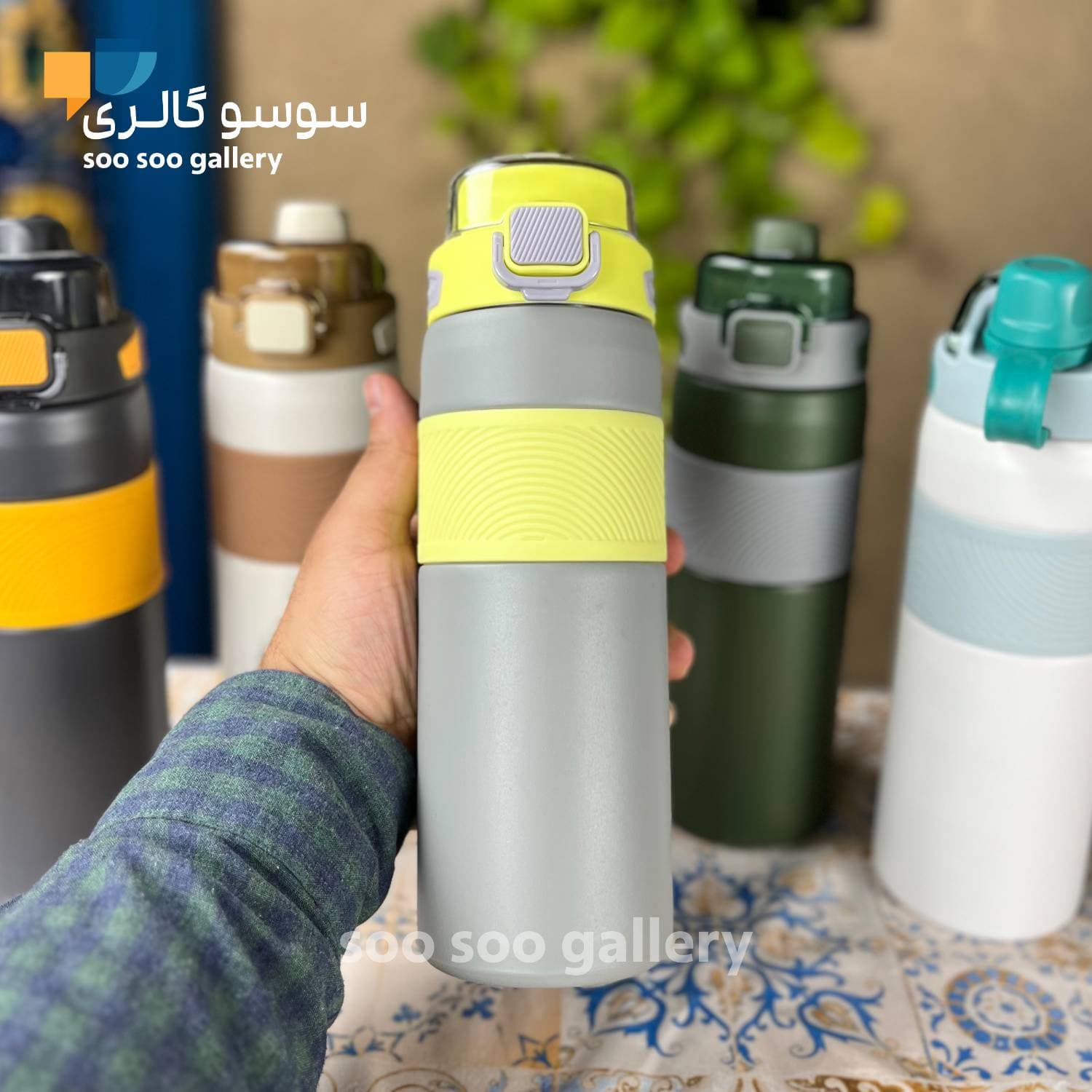 تراول ماگ دو حالته دور سیلیکونی 0.8 لیتر — تصویر ۸