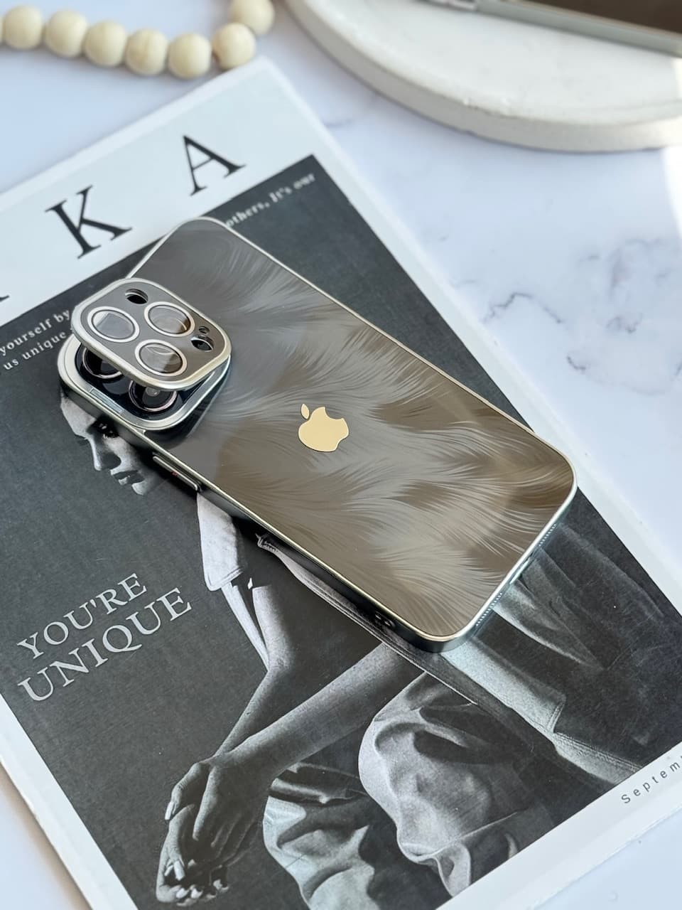 قاب فول براش لنز استند شو iPhone 15