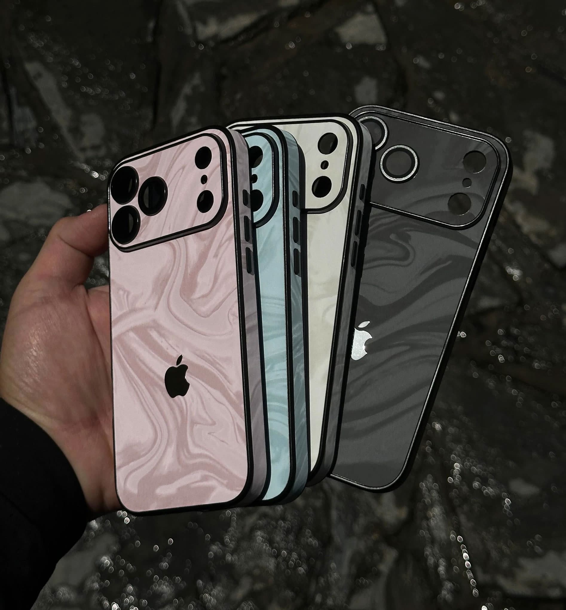 قاب موج مخملی پرو همراه با لوگو کد loop مناسب برای گوشی موبایل آیفون Apple iPhone 13 / 13 Pro / 13 Pro Max / 14 Pro Max / 15 Pro Max / 16 / 16 Pro / 16 Pro Max / 17 / 17 Pro / 17 Pro Max — تصویر ۲