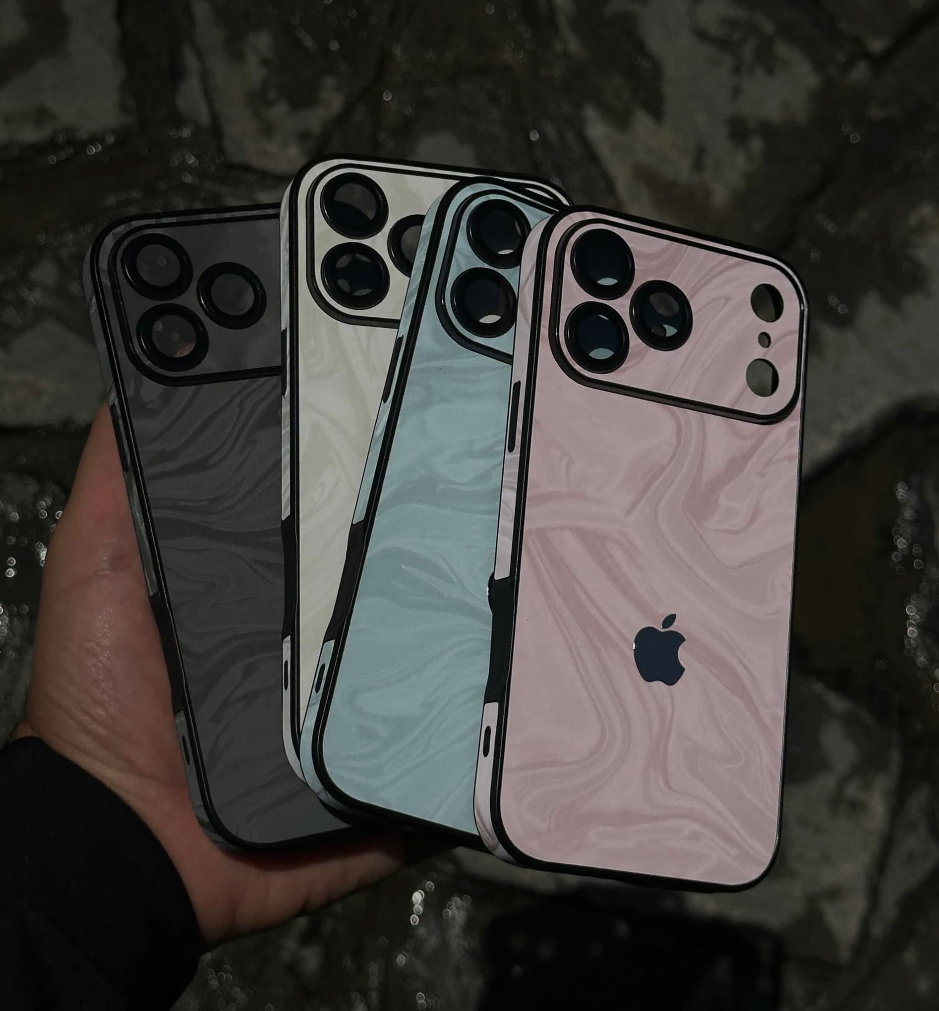 قاب موج مخملی پرو همراه با لوگو کد loop مناسب برای گوشی موبایل آیفون Apple iPhone 13 / 13 Pro / 13 Pro Max / 14 Pro Max / 15 Pro Max / 16 / 16 Pro / 16 Pro Max / 17 / 17 Pro / 17 Pro Max