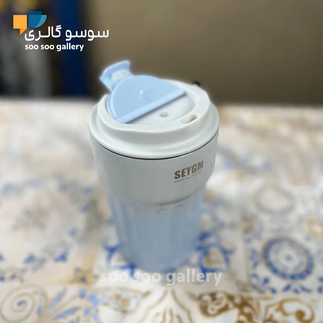 تراول ماگ SEYGM آبرنگی بنددار 350 میلی لیتر — تصویر ۶