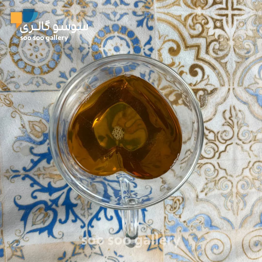 لیوان دوجداره دسته دار طرح قلب — تصویر ۲