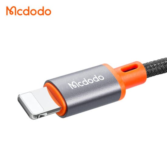 کابل تبدیل فنری لایتنینگ به جک 3.5mm هدفون AUX مک دودو MCDODO CA-0890 — تصویر ۳