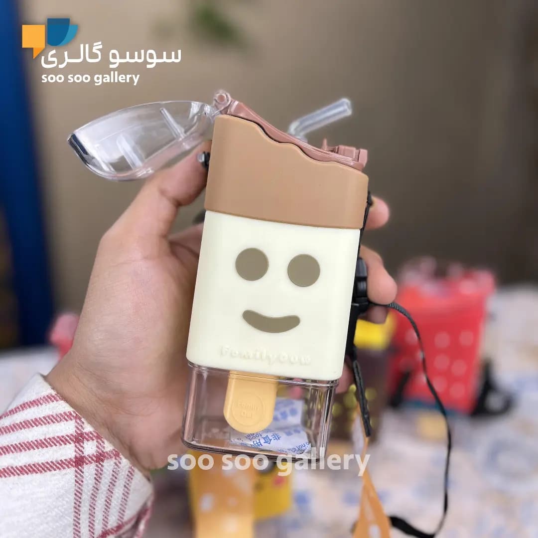 قمقمه کودک طرح بستنی عروسکی — تصویر ۴
