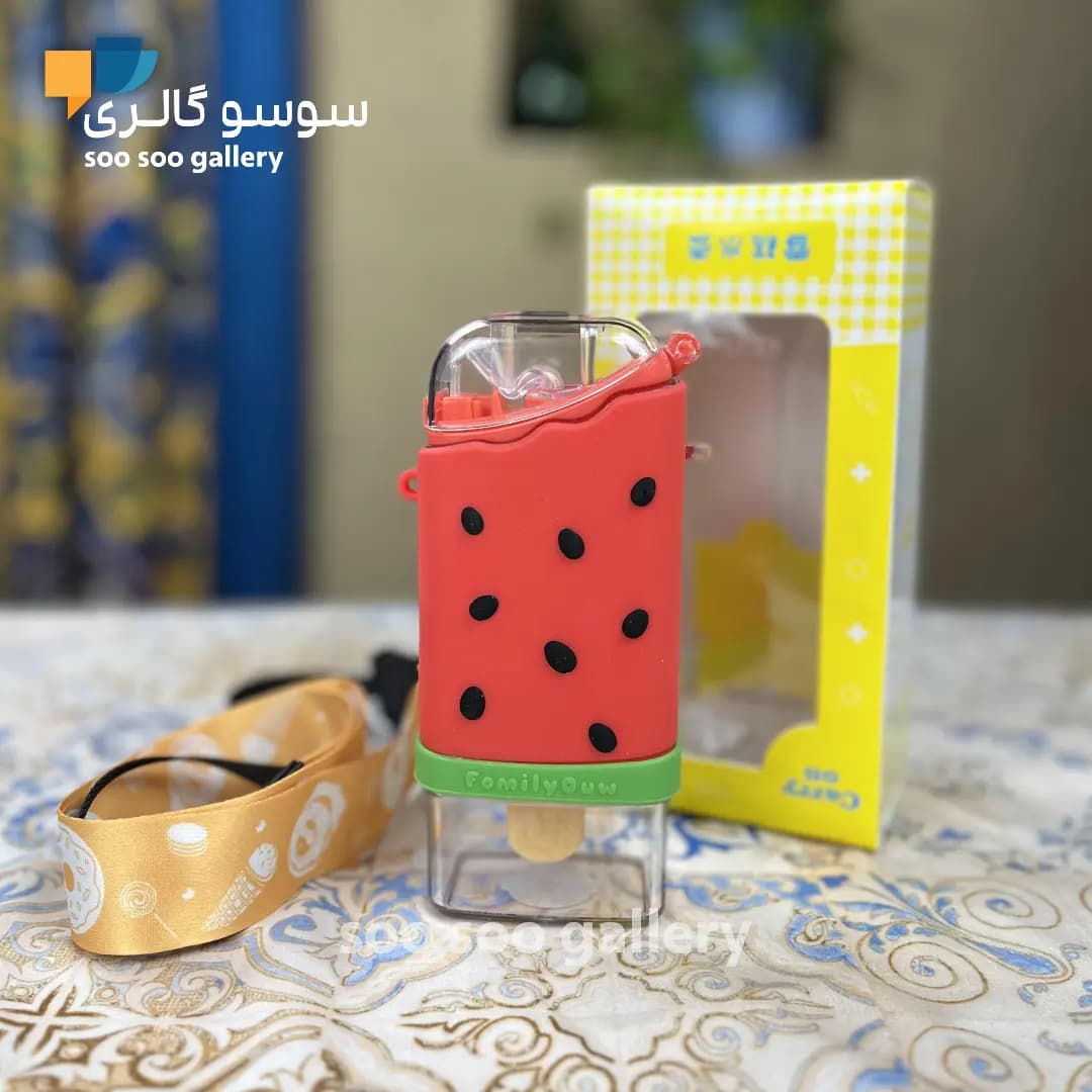 قمقمه کودک طرح بستنی عروسکی — تصویر ۵