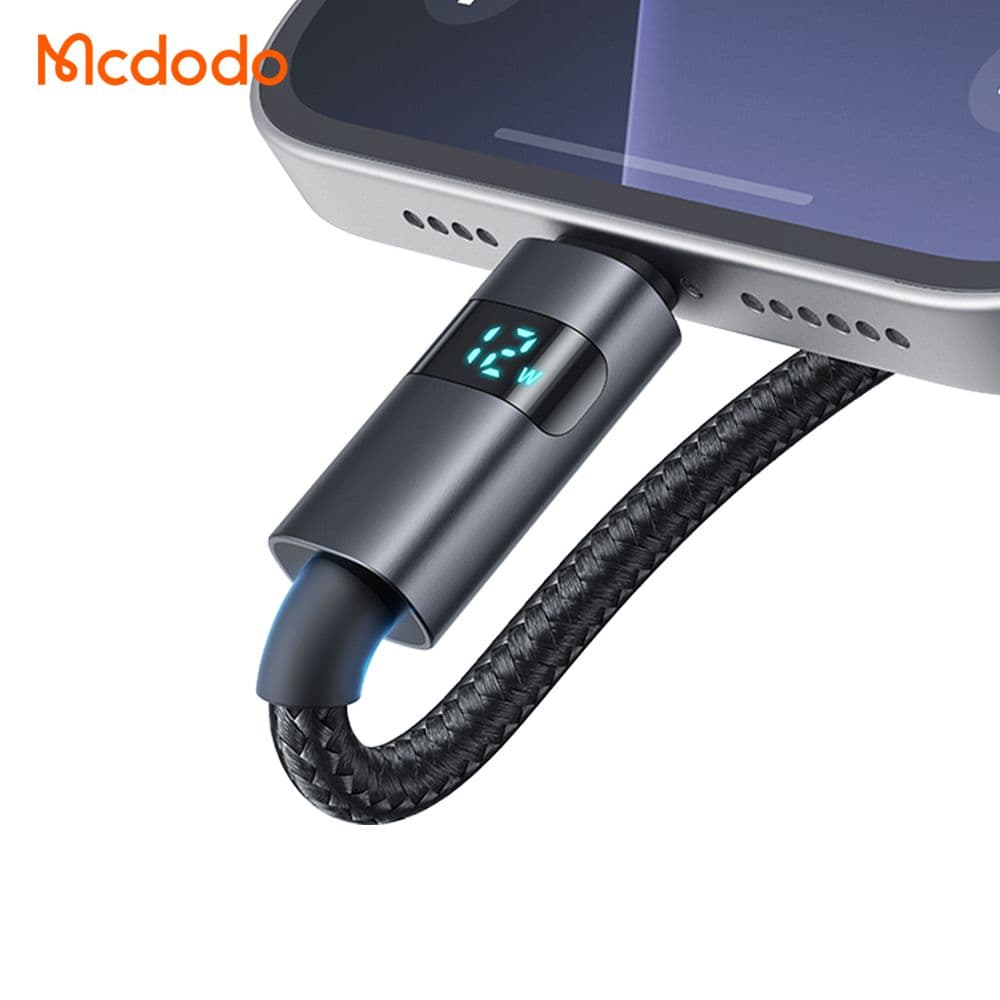 کابل شارژ سریع USB به لایتنینگ 3 آمپر مک دودو MCDODO CA-6490 طول 120 سانتی‌متر — تصویر ۴