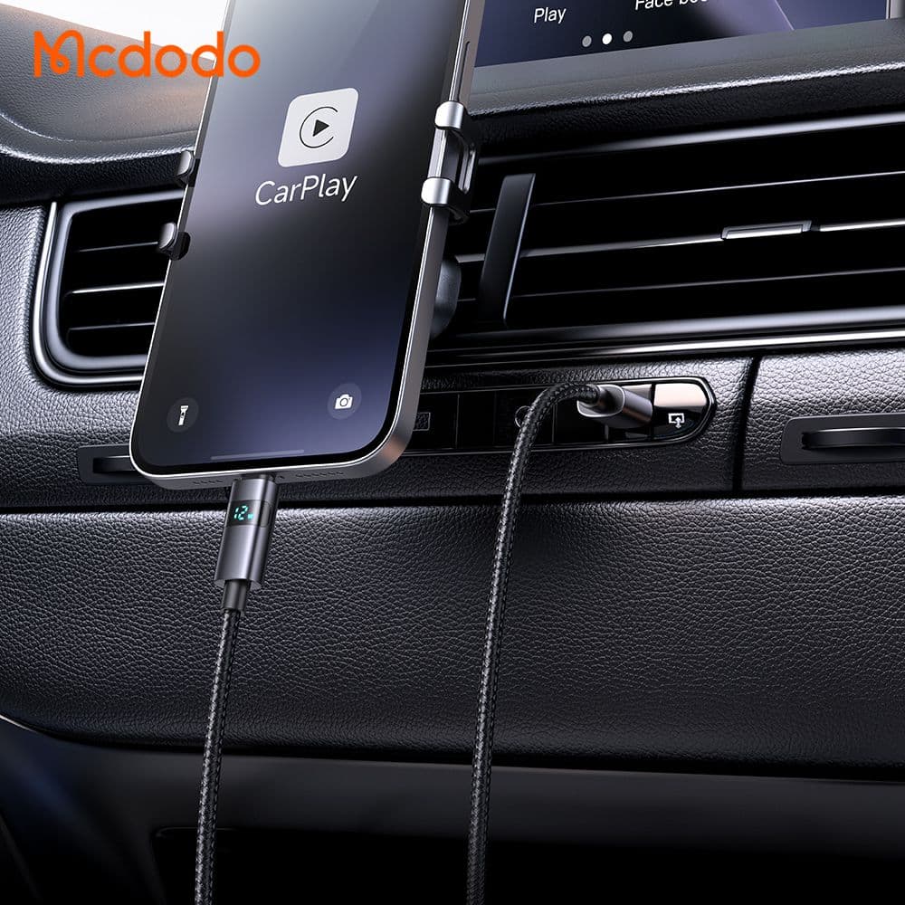 کابل شارژ سریع USB به لایتنینگ 3 آمپر مک دودو MCDODO CA-6490 طول 120 سانتی‌متر — تصویر ۶