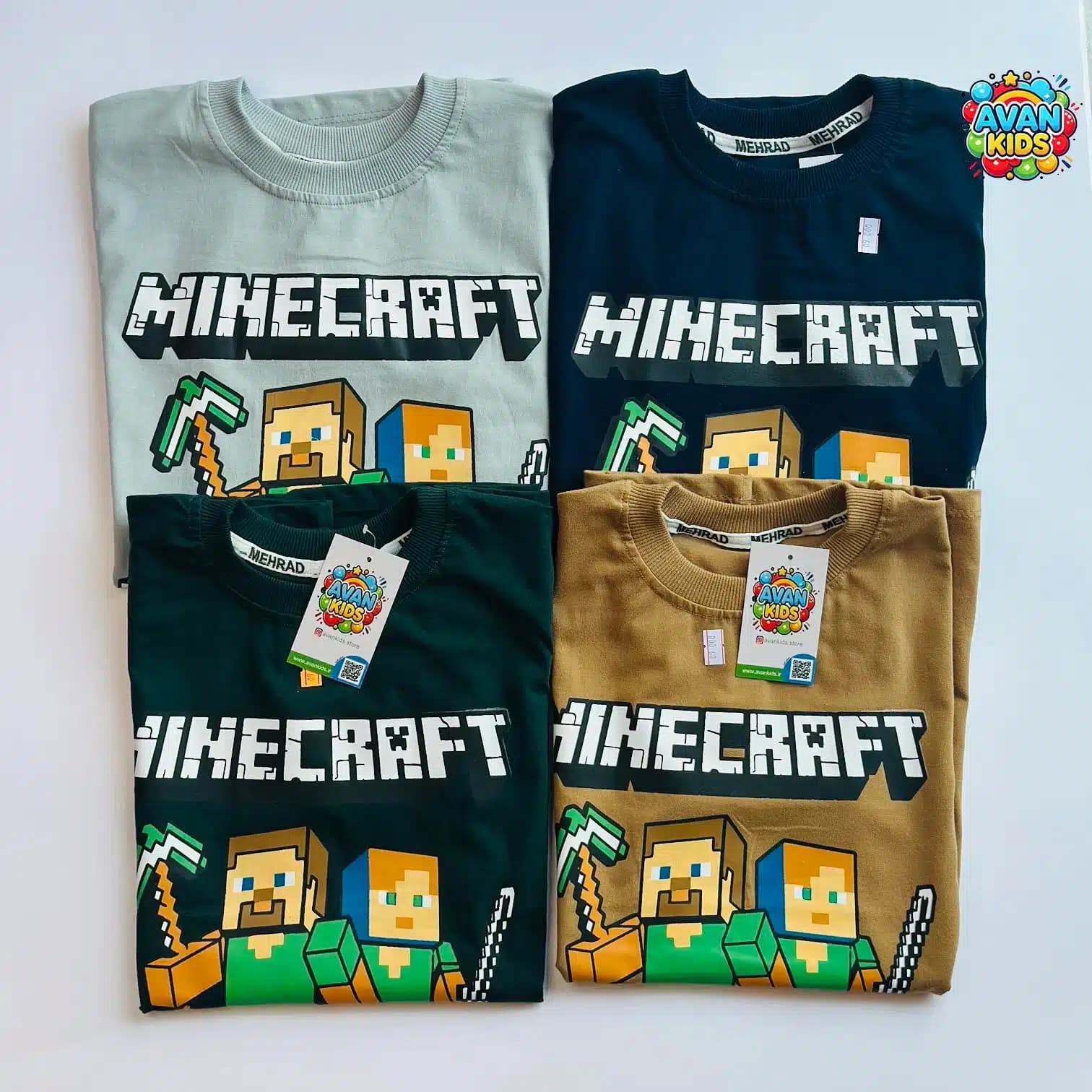 تیشرت شلوارک minecraft کد 4347 — تصویر ۲