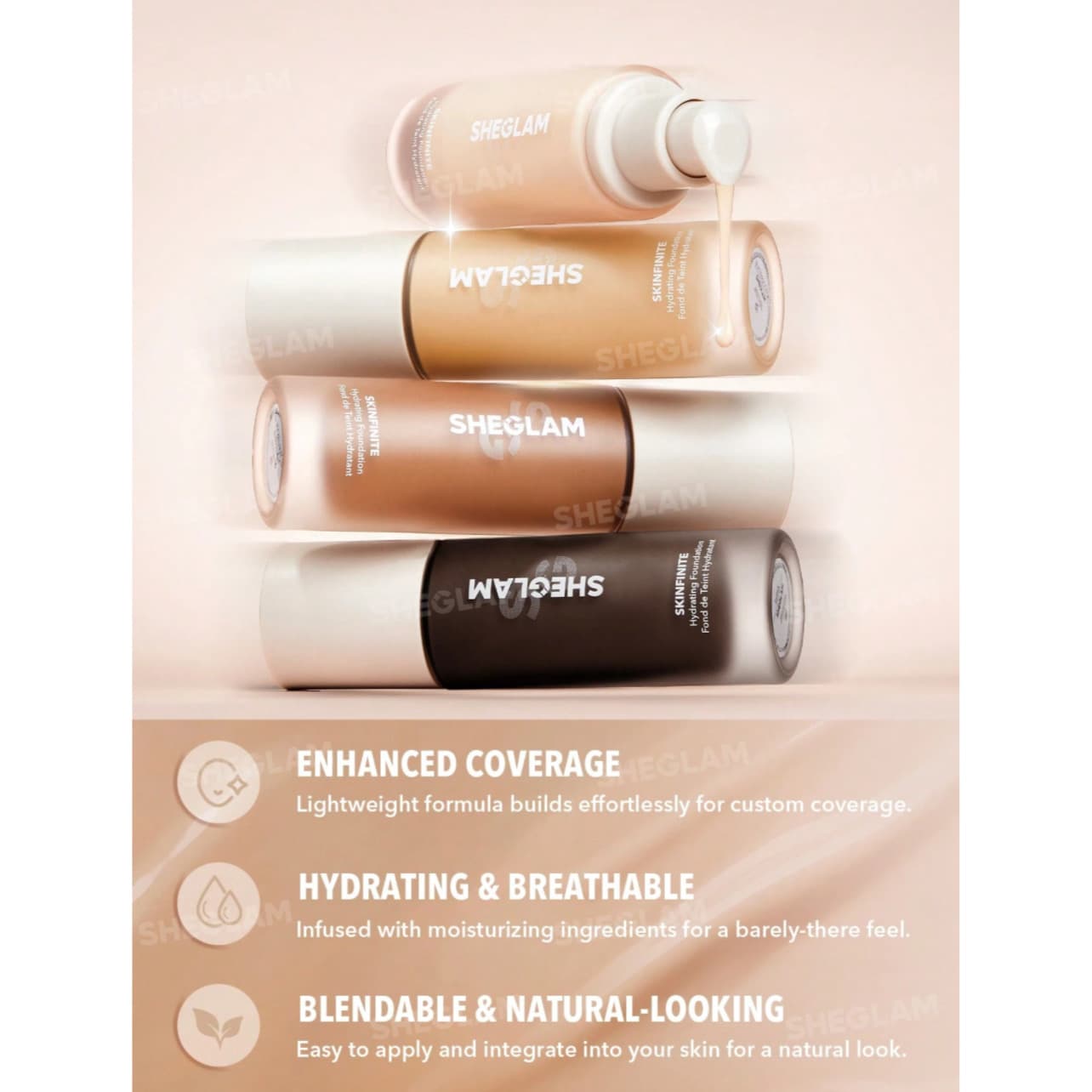 کرم پودر آبرسان Skinfinite شیگلم — تصویر ۳