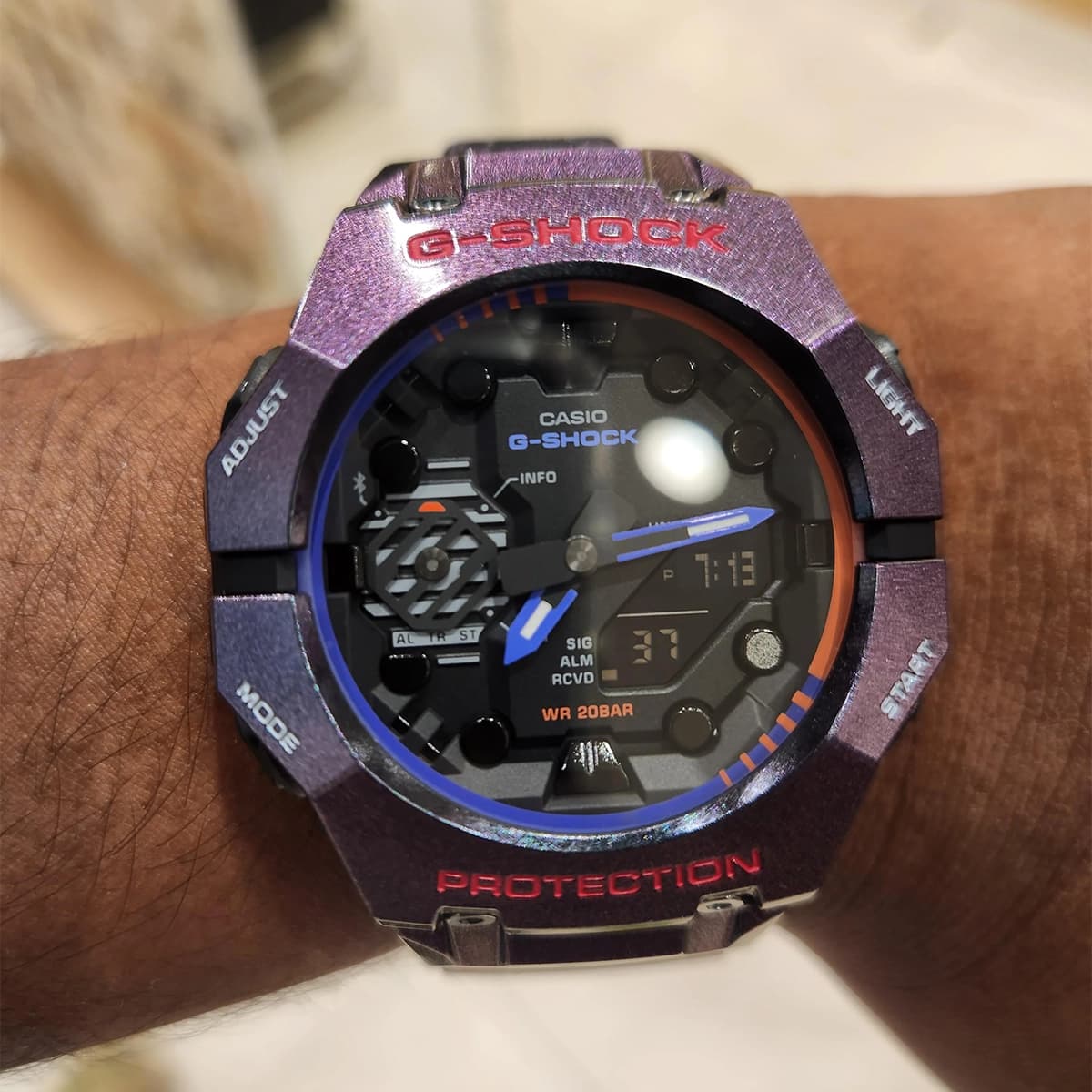 ساعت مچی یونیسکس G-SHOCK مدل GA-B001AH-6ADR — تصویر ۸