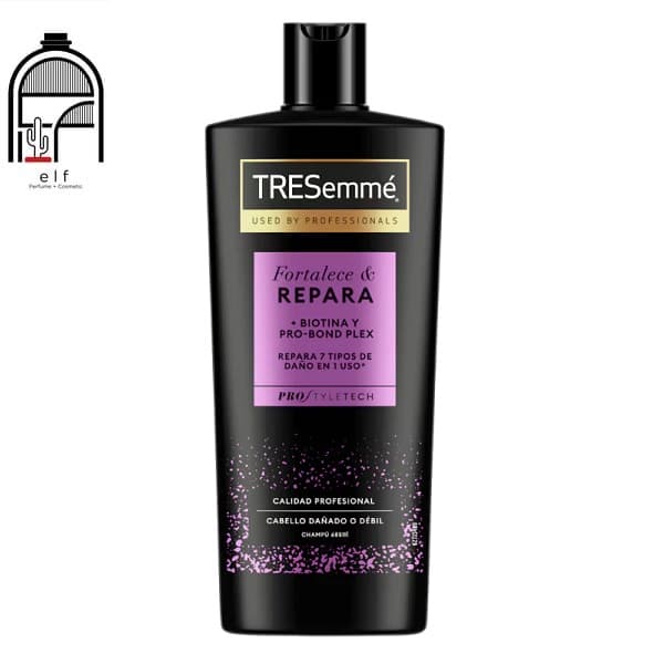 شامپو ترمیم کننده ترزمه مدل FORTALECE & REPARA مناسب موی آسیب دیده و ضعیف TRESEMME FORTALECE & REPERA SHAMPOO FOR DAMAGED OR WEAK HAIR
