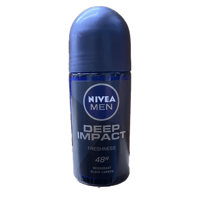 مام رول نیوا دئودورانت مردانه دیپ حجم ۵۰ میل ا Nivea Men Deep Impact for men Deodurant 50 ml