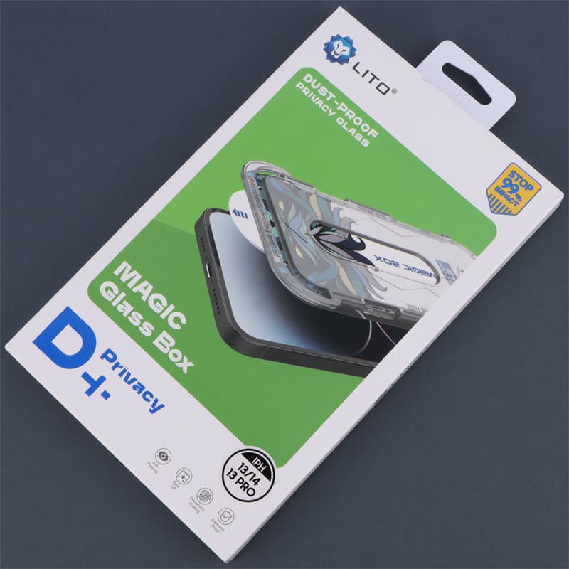 گلس پرایوسی لیتو iPhone 15 ProMax همراه با کیت نصب مدل D+ Tools Magic Glass Box — تصویر ۲