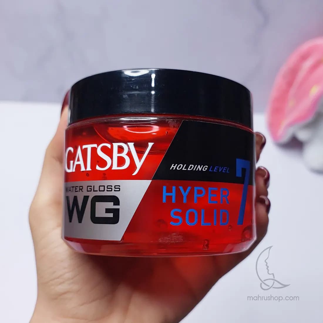 ژل مو گتسبی هایپر سالید Gatsby Water Gloss Hyper Solid حجم 300 گرم