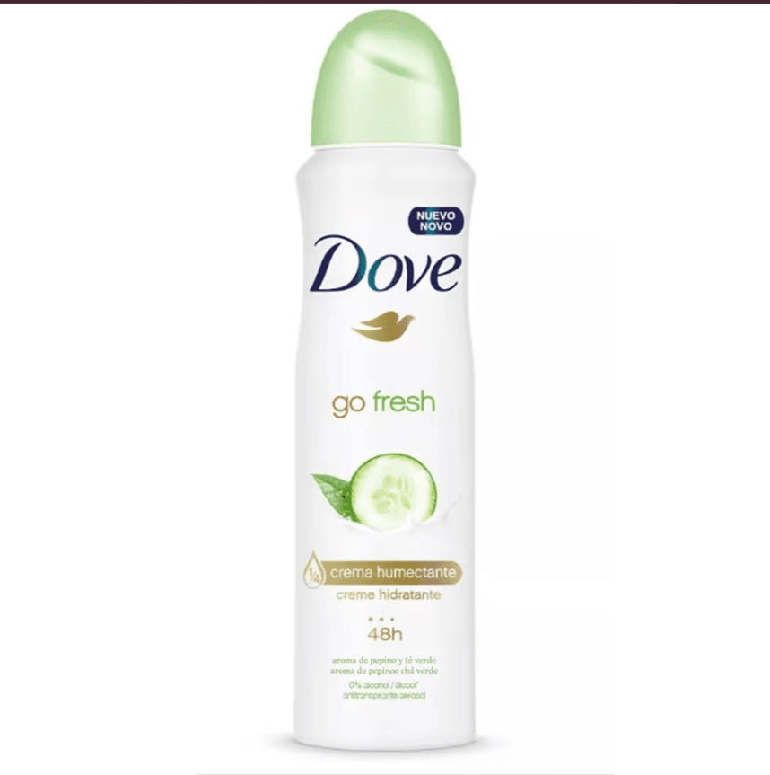اسپری ضدتعریق خیار و چای سبز داو Dove Go Fresh حجم 250 میلی لیتر