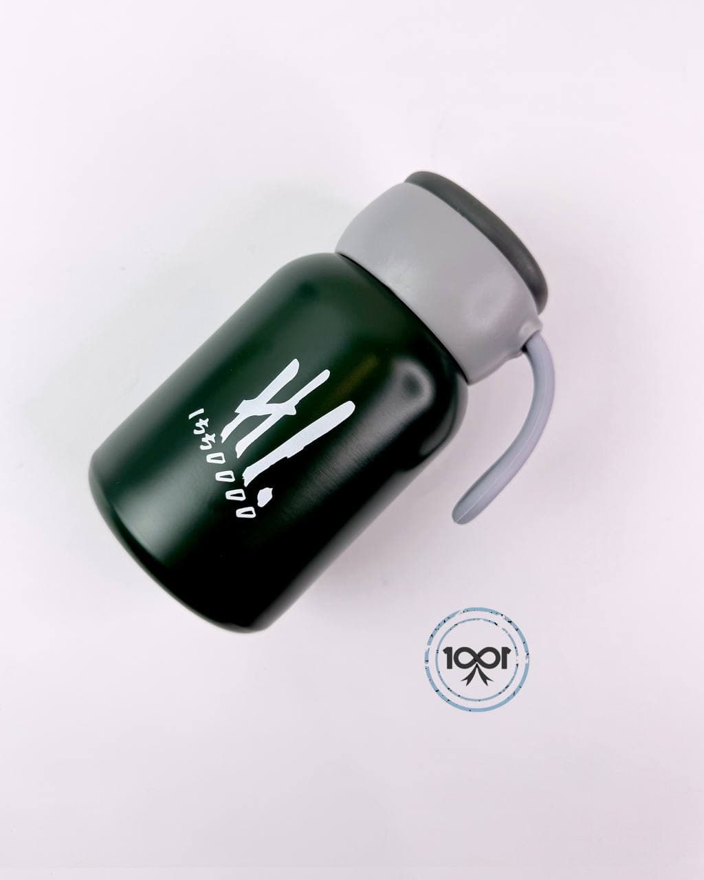 مینی تراول ماگ Hi | استیل دوجداره با درب پیچی و بند سیلیکونی — تصویر ۳