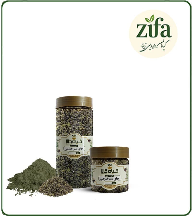 چای سبز خارجی خشک یا پودری بسته بندی — تصویر ۲