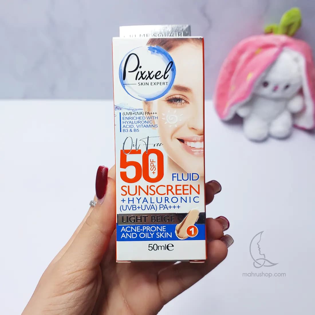 کرم ضد آفتاب رنگی پیکسل مناسب پوست چرب و جوش دار حجم 50 میلی لیتر — تصویر ۳