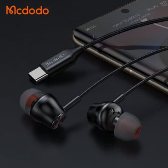 هندزفری سیمی تایپ سی مک دودو مدل MCDODO HP-3490 — تصویر ۴