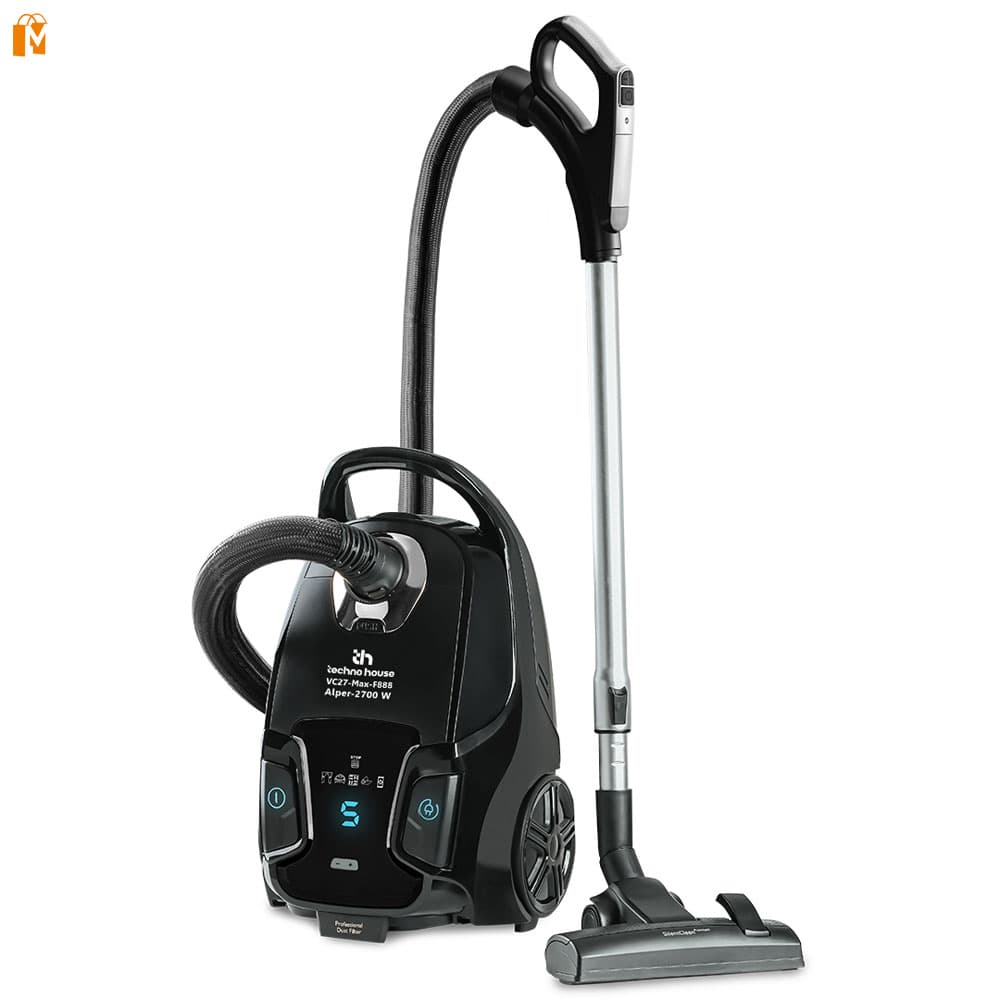 جاروبرقی 2700 وات دیجیتال بلوتوثی تکنو هاوس مدل VC27-Max-F888 — تصویر ۳