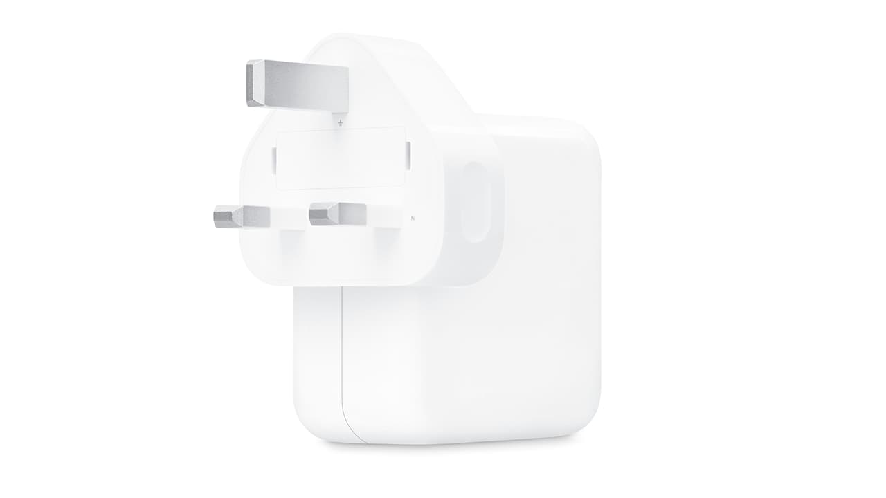 آداپتور اصلی ۳۵ واتی اپل 3 پین با دو پورت USB-C — تصویر ۳