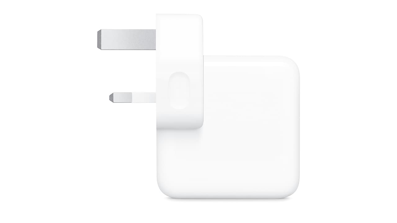 آداپتور اصلی ۳۵ واتی اپل 3 پین با دو پورت USB-C — تصویر ۲