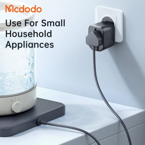 آداپتور شارژ سریع 20 وات و تبدیل پریز همه کاره مسافرتی مک دودو MCDODO CP-3471 — تصویر ۷