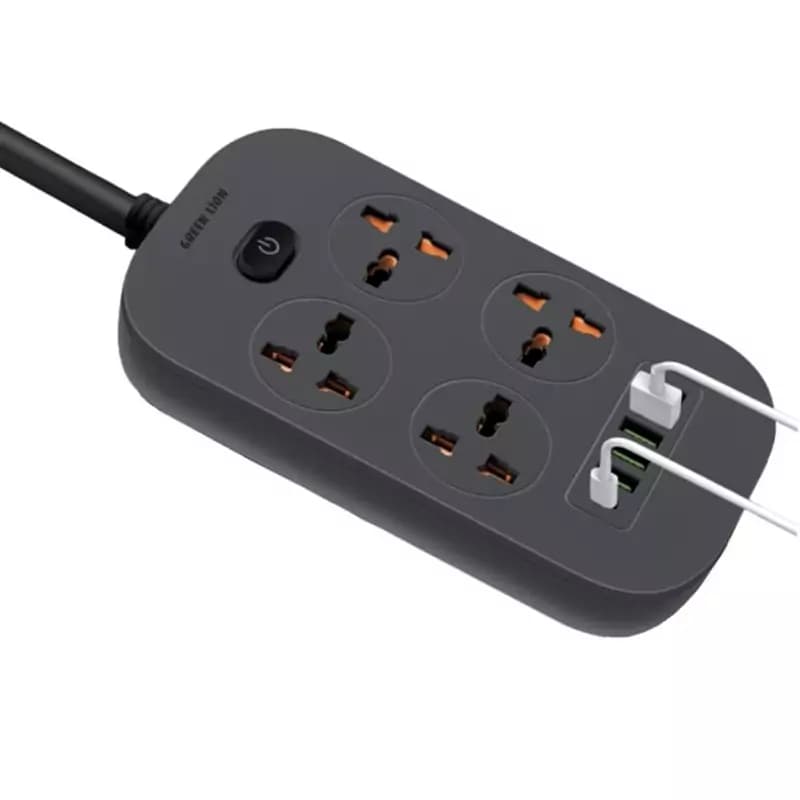 چند راهی برق گرین لیون مدل Green lion GNPOWS5USB power socket 2500W
