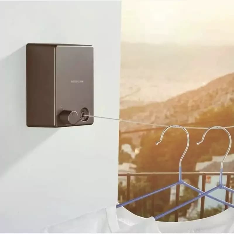 بند رخت جمع شونده گرین لاین مدل Green lion GNINODCLTH indoor outdoor clothesline — تصویر ۸