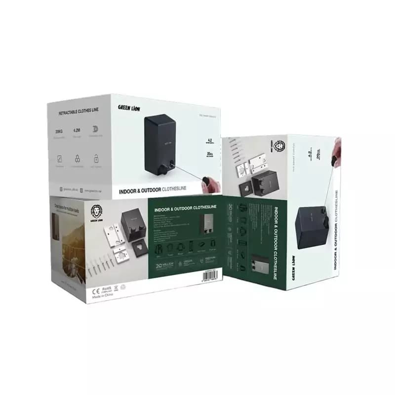 بند رخت جمع شونده گرین لاین مدل Green lion GNINODCLTH indoor outdoor clothesline — تصویر ۷
