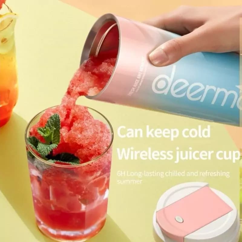 مخلوط کن و ماگ قابل حمل چند منظوره درما مدل Deerma DEM-NU90 Blender — تصویر ۸