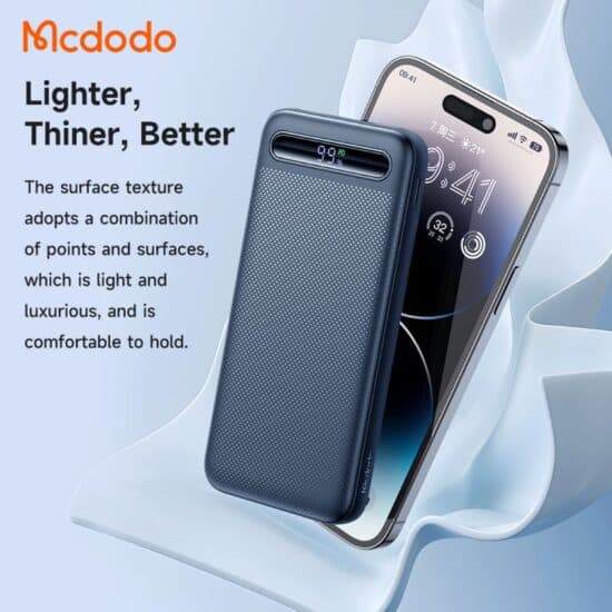 پاوربانک 22.5 وات ظرفیت 10000 مک دودو MCDODO MC-3881 — تصویر ۸