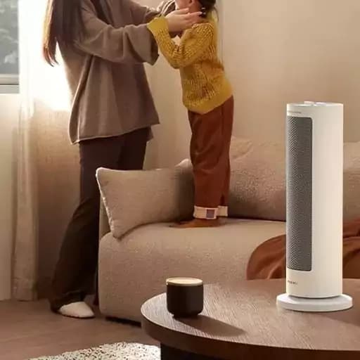 بخاری فن دار و هیتر رومیزی برقی شیائومی مدل Xiaomi Mijia Fan Heater LSNFJ03ZM — تصویر ۸