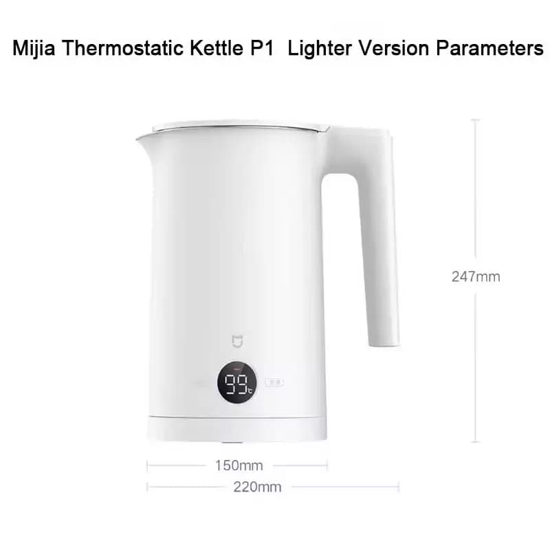 کتری برقی شیائومی میجیا مدل XIAOMI MIJIA Constant Temperature Electric Kettles P1 MJJYSH02YM — تصویر ۲