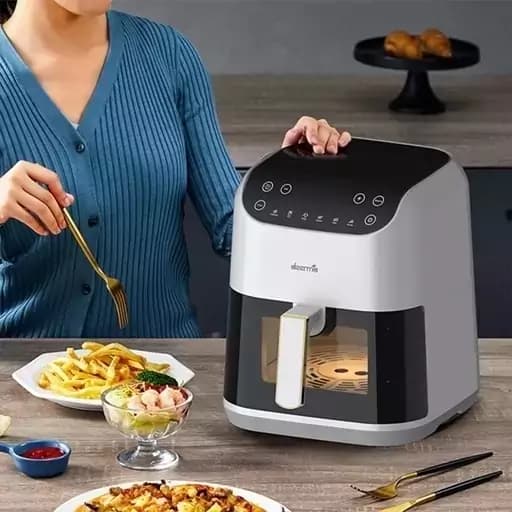 سرخ کن و هواپز هوشمند شیائومی درما مدل Deerma Air Fryer 5.5L KZ130W — تصویر ۷