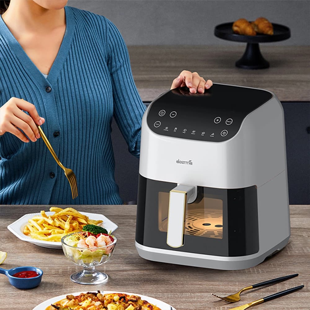 سرخ کن و هواپز هوشمند شیائومی درما مدل Deerma Air Fryer 5.5L KZ130W — تصویر ۱۰