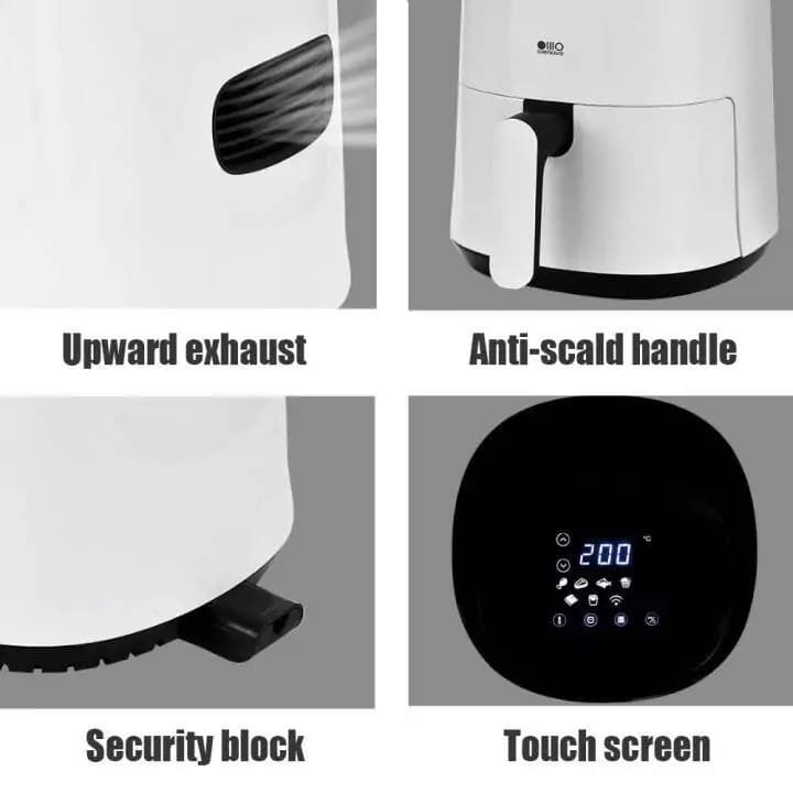 سرخ کن و هواپز بدون روغن شیائومی Xiaomi OIIIO Silencare Air Fryer k505/k505w — تصویر ۲