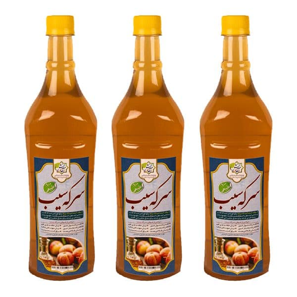 سرکه سیب اعلا حجم یک لیتر برند شفابخش — تصویر ۲