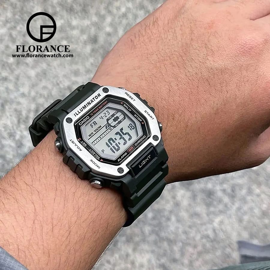 ساعت مچی مردانه مدل CASIO-MWD-110H-3AVDF — تصویر ۲