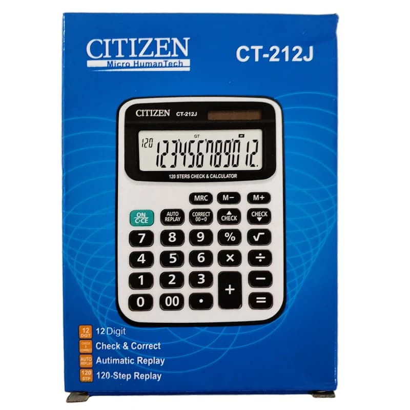 ماشین حساب سیتیزن ct212j