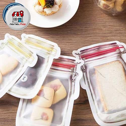 کیسه زیپ دار مدل بانکه ای بسته 3 عددی — تصویر ۳