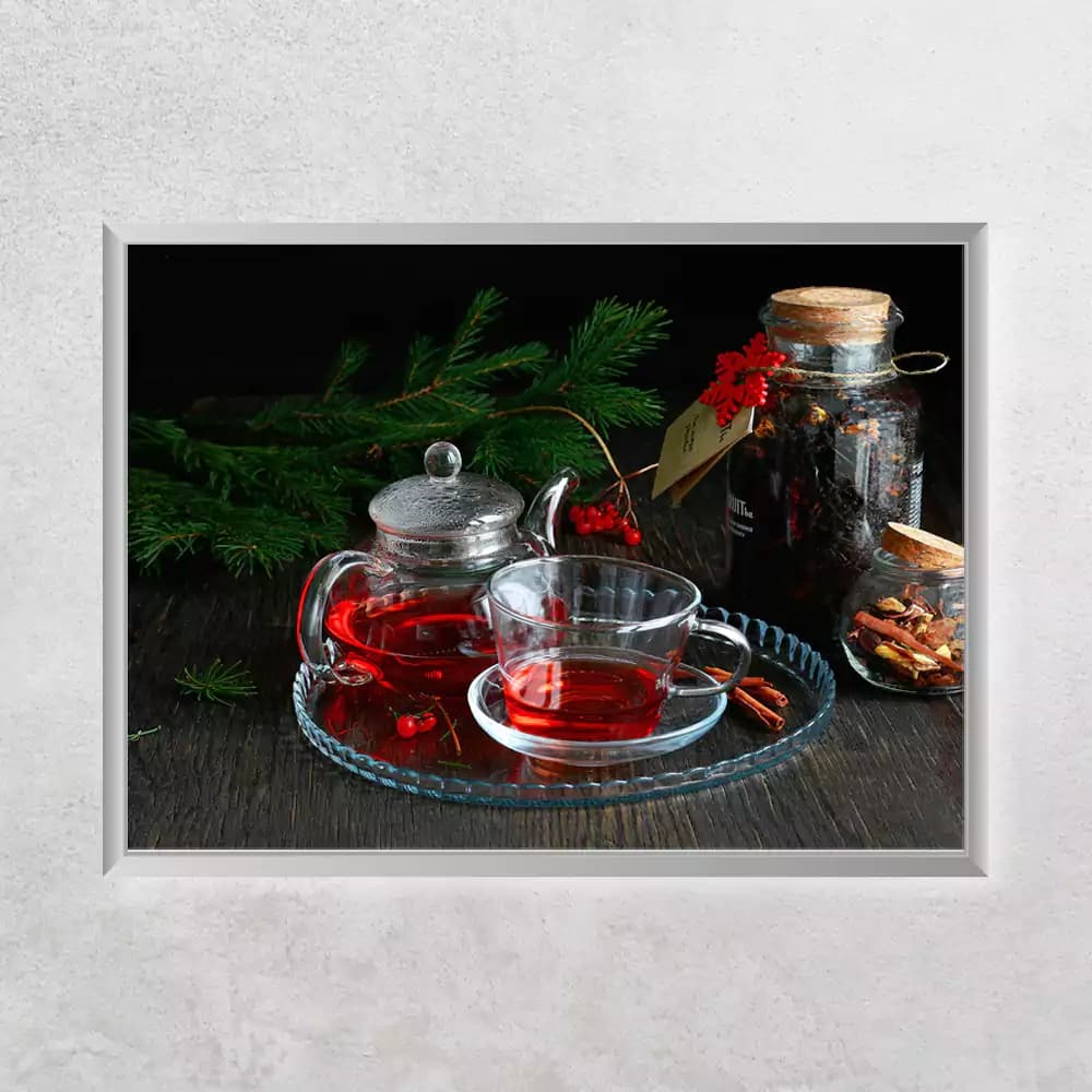 تابلو لحظه‌ چای گرم — تصویر ۲
