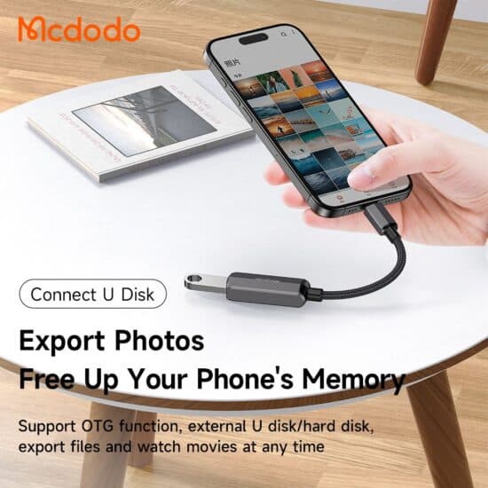 تبدیل هارد و فلش تایپ سی به USB-A+تایپ سی مک‌دودو MCDODO CA-2830 — تصویر ۵